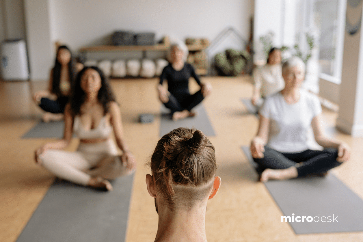 Professeur de yoga micro-entrepreneur